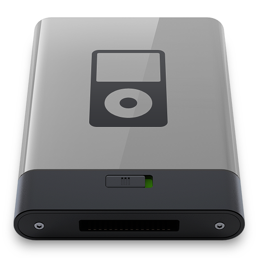 Grey iPod B Icon 512x512 png